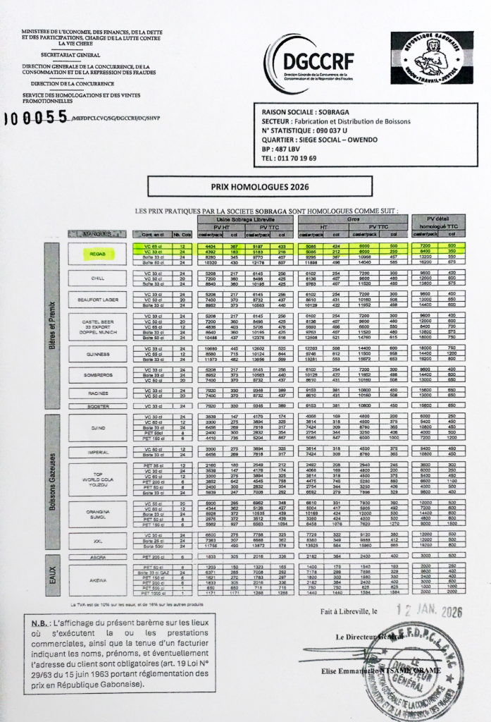 image-697x1024 Régab : SOBRAGA augmente les prix après 16 ans